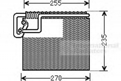 VAN WEZEL 3700v481 -  Испаритель, кондиционер